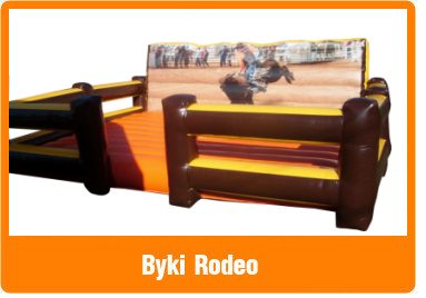 Zamki dmuchane - byki rodeo
