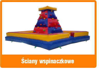 Zamki dmuchane - ścianki wspinaczkowe